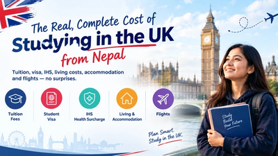 Total Cost of Studying in UK from Nepal 2027 — Complete Budget Guide