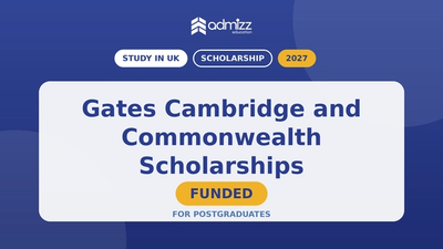 Gates Cambridge and Commonwealth Scholarships