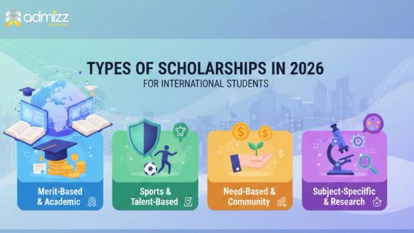 Types of scholarships for international students 2026
