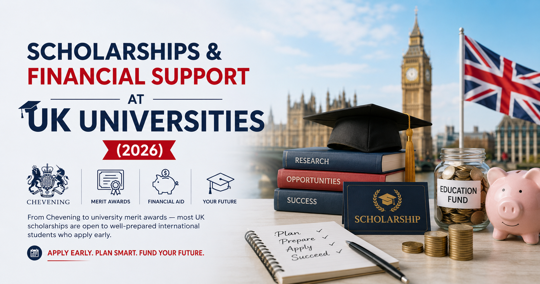 Scholarships & Financial Support at UK Universities (2026)