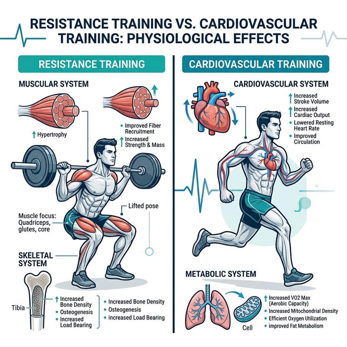 Exercícios de Resistência vs. Cardio: Qual o Melhor?