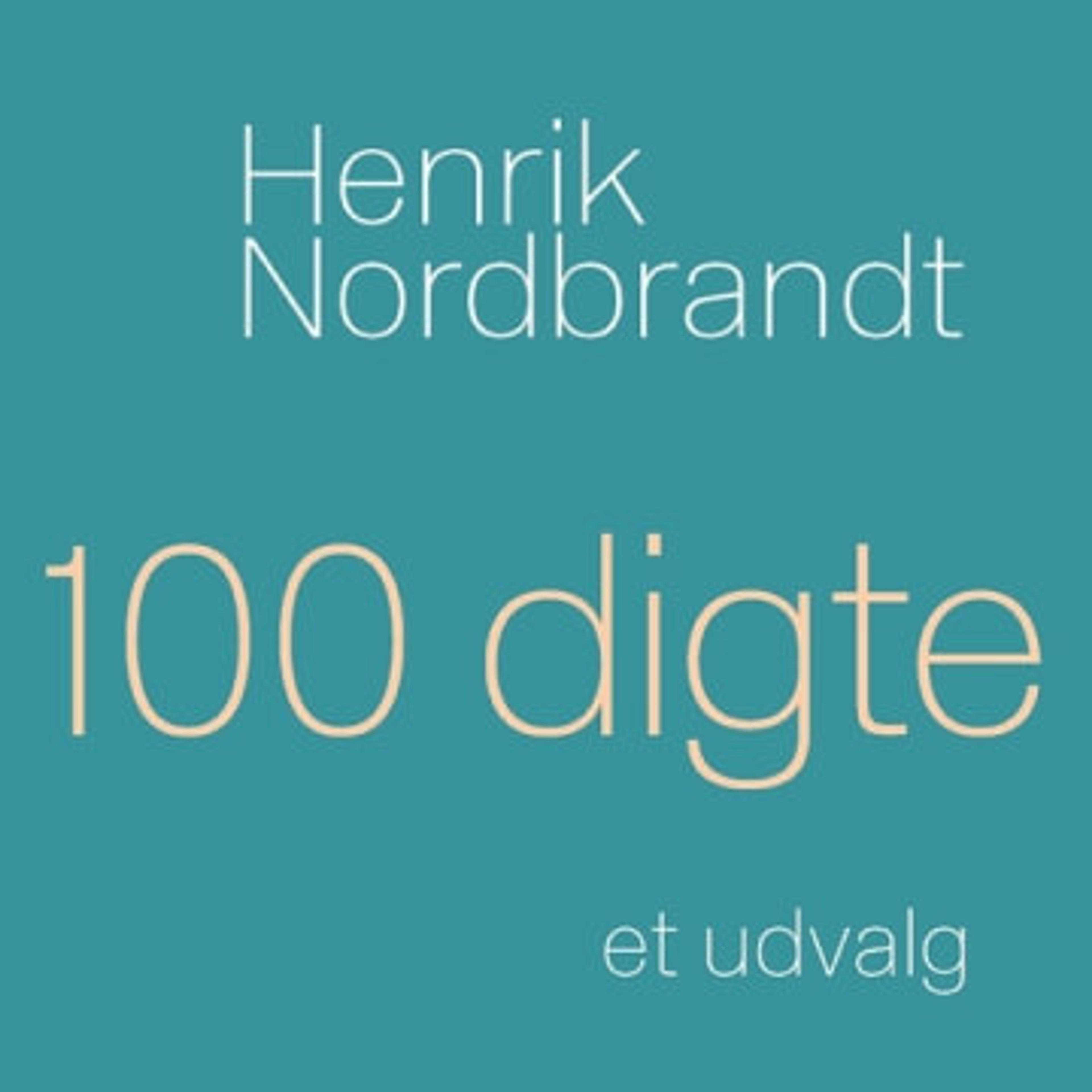 100 digte: Et udvalg cover