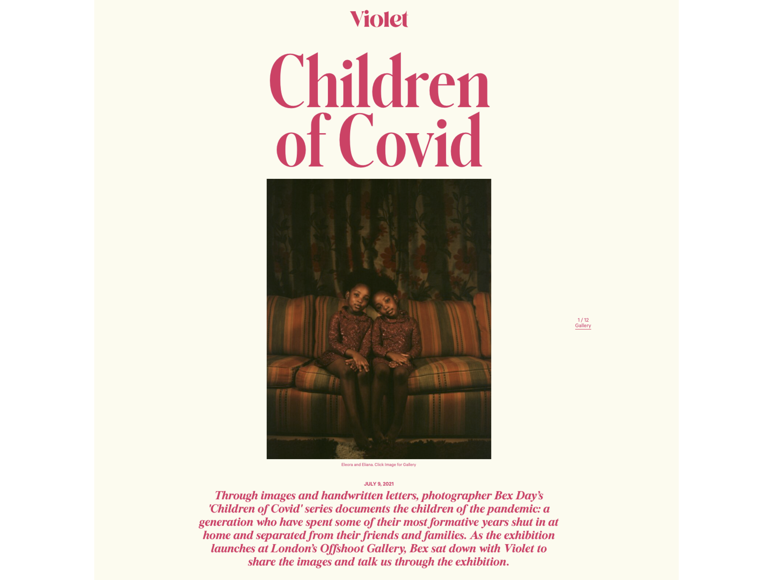 Children of Covid a story by BEX DAY on Violet Book