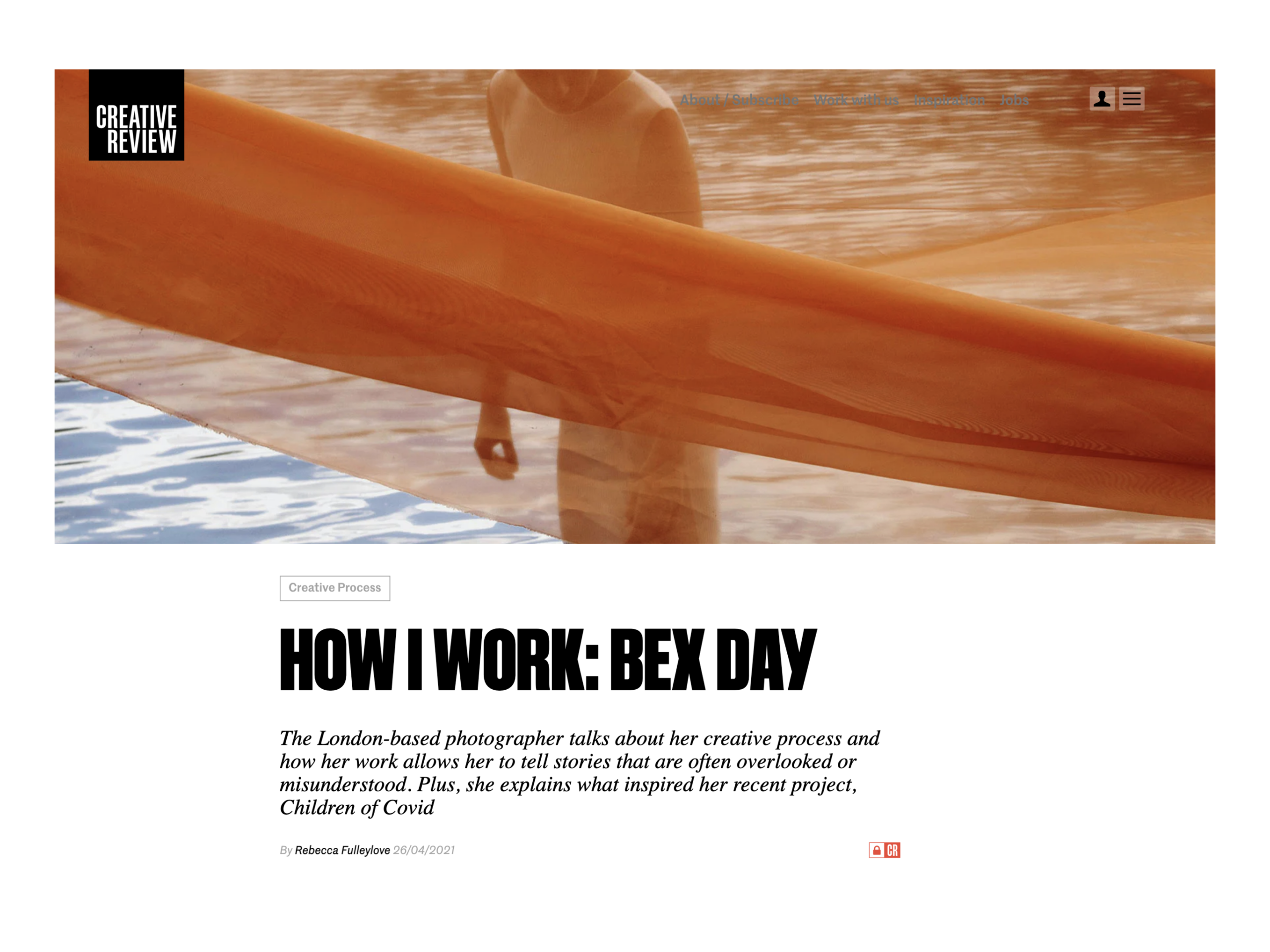 Creative Review featuring Bex Day