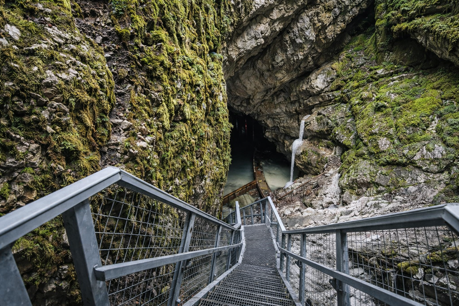 Scărișoara Ice Cave in the Apuseni Mountains