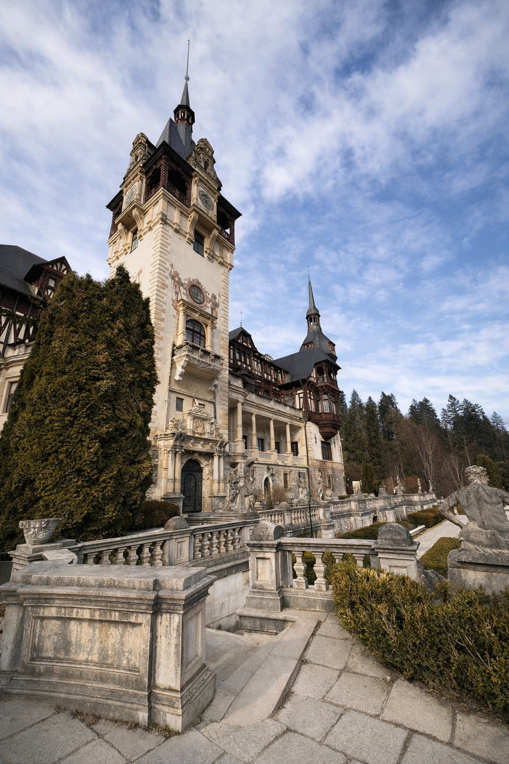 Peleș Castle in Sinaia, Romania
