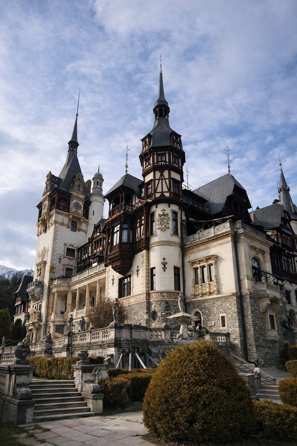 Peleș Castle in Sinaia, Romania