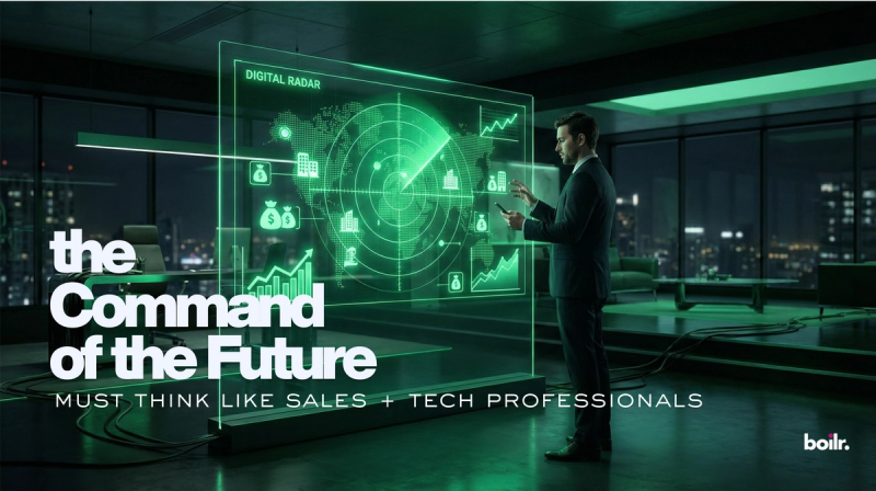 A futuristic recruiter in a dark office stands before a glowing green holographic "Digital Radar" screen, analyzing global hiring signals and market data while holding a smartphone.