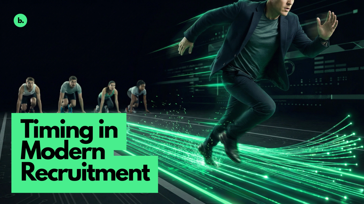 A businessman in a suit sprints ahead on a glowing green data track, leaving four competitors behind in starting blocks. The image features the text "THE UNFAIR ADVANTAGE," "Signal Intelligence: Your 72-Hour Head Start," and the Boilr.ai logo.