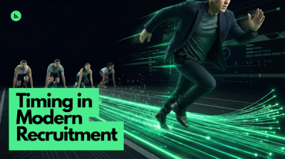 A businessman in a suit sprints ahead on a glowing green data track, leaving four competitors behind in starting blocks. The image features the text "THE UNFAIR ADVANTAGE," "Signal Intelligence: Your 72-Hour Head Start," and the Boilr.ai logo.