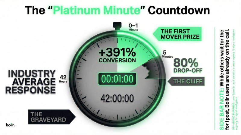 A sleek, circular stopwatch graphic that turns from gold to dark grey as it moves clockwise.
