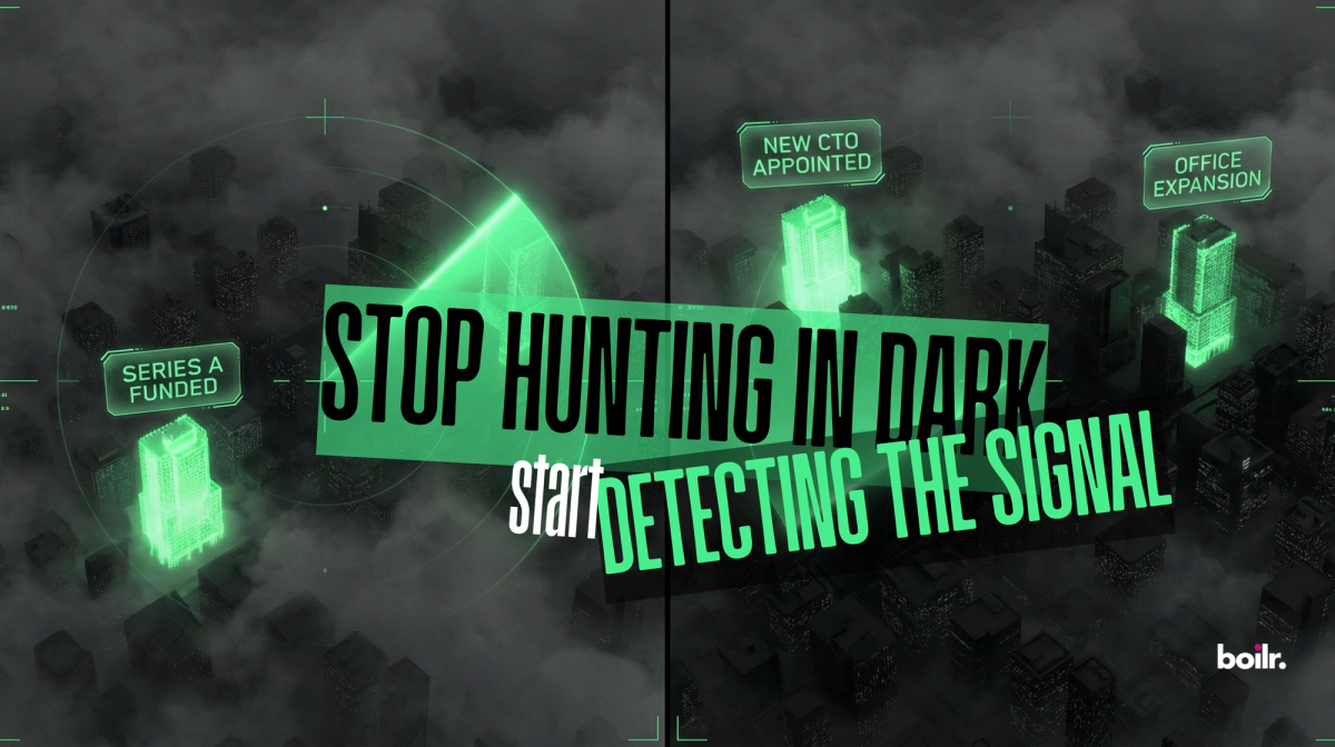 Floating holographic tags above the illuminated buildings read: "Series A Funded," "New CTO Appointed,"