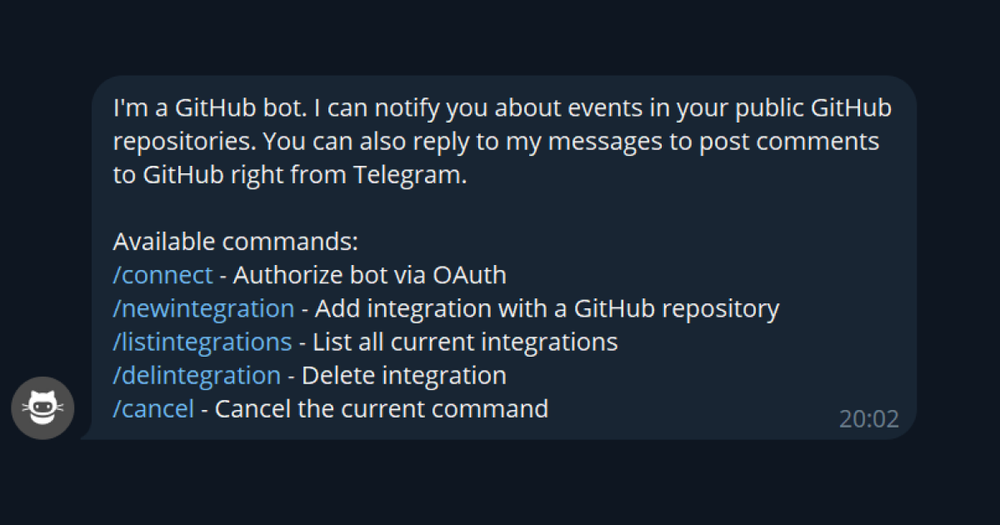 Image for GitHub Bot