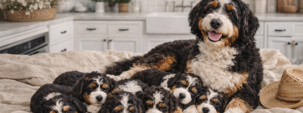 Bernedoodle, Brisbane, Queensland, ethical breeder, family dog, Bernedoodle puppies