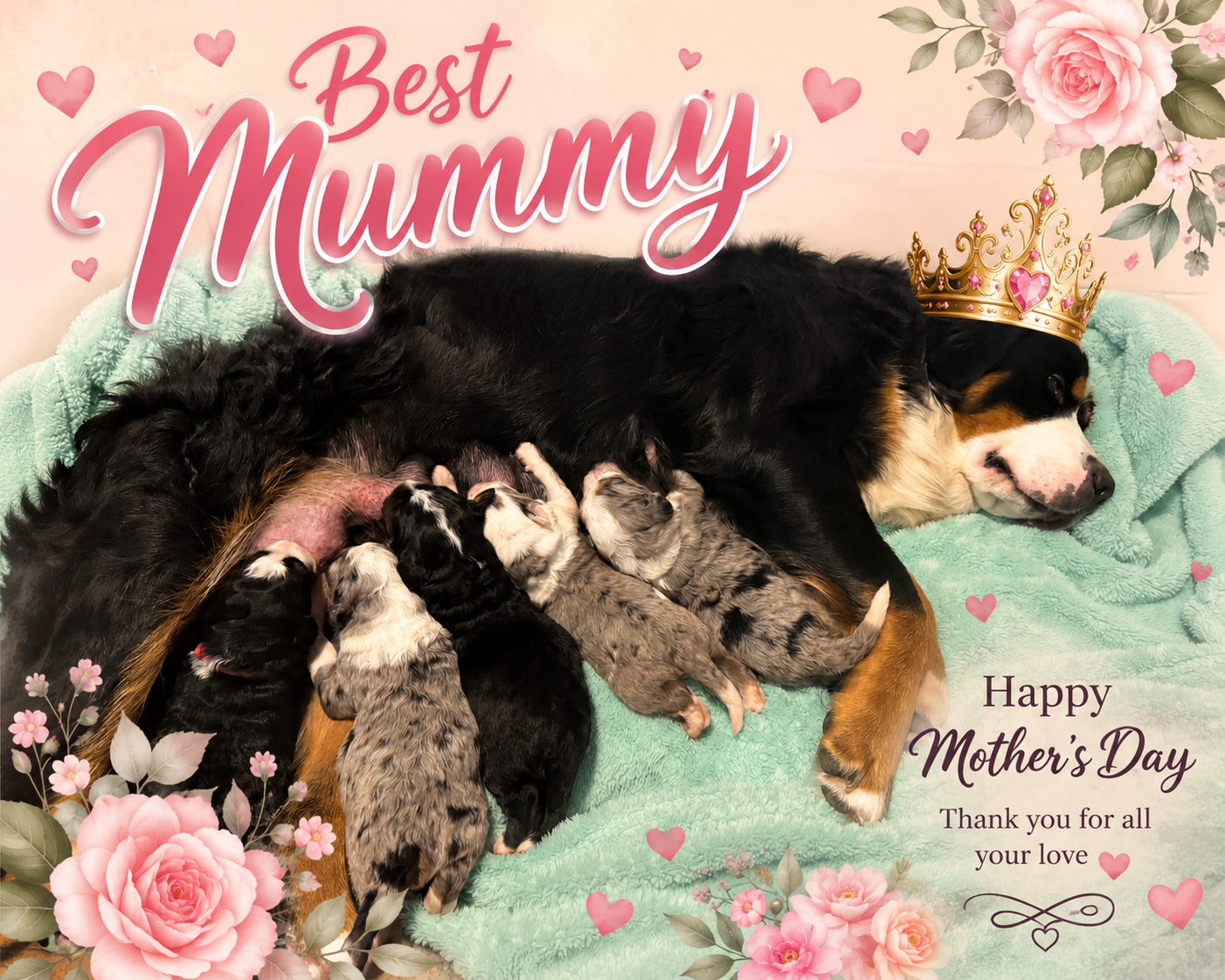 Mother’s Day at Bear-y Cute Bernedoodles- celebrating our mums