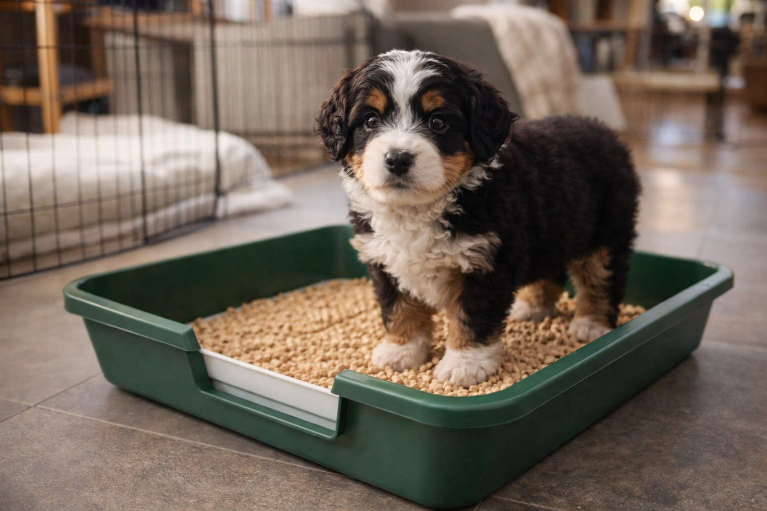 Beary Cute Bernedoodles Queensland, Australia Raising Bernedoodle puppies with early litter training and loving care