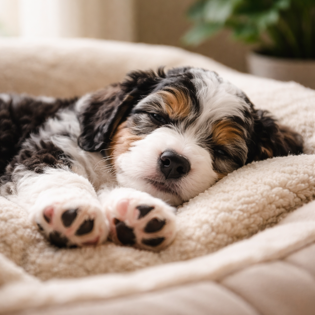 Medium Bernedoodle Puppies Brisbane | A Day in the Life of a Well-Raised Puppy