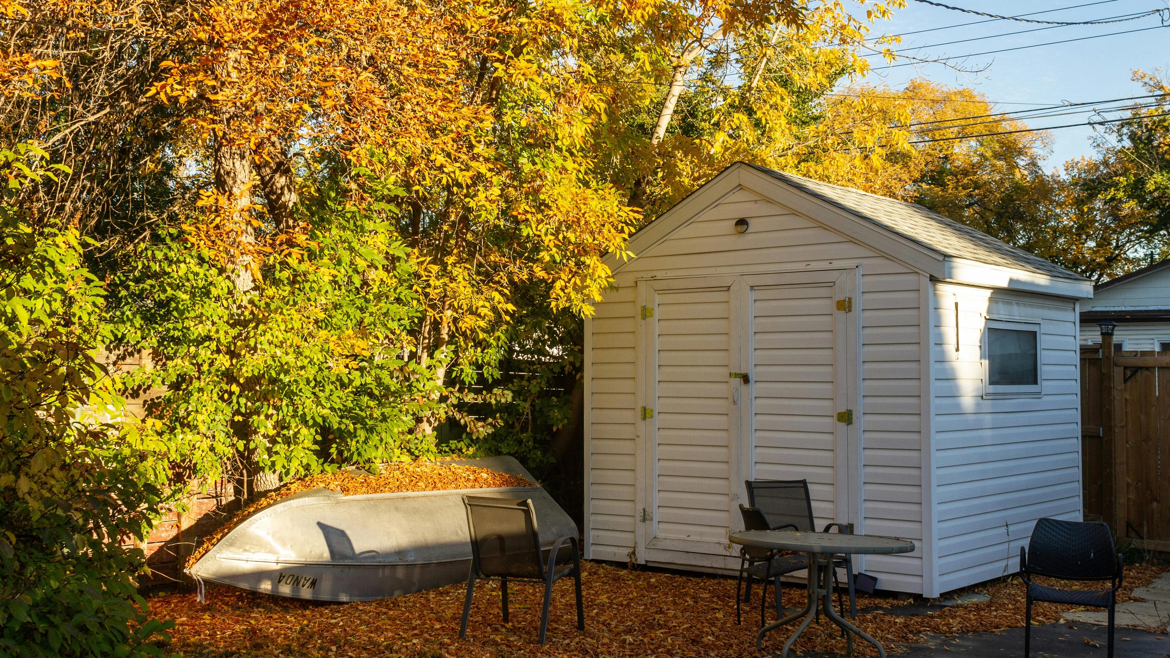 outdoor shed