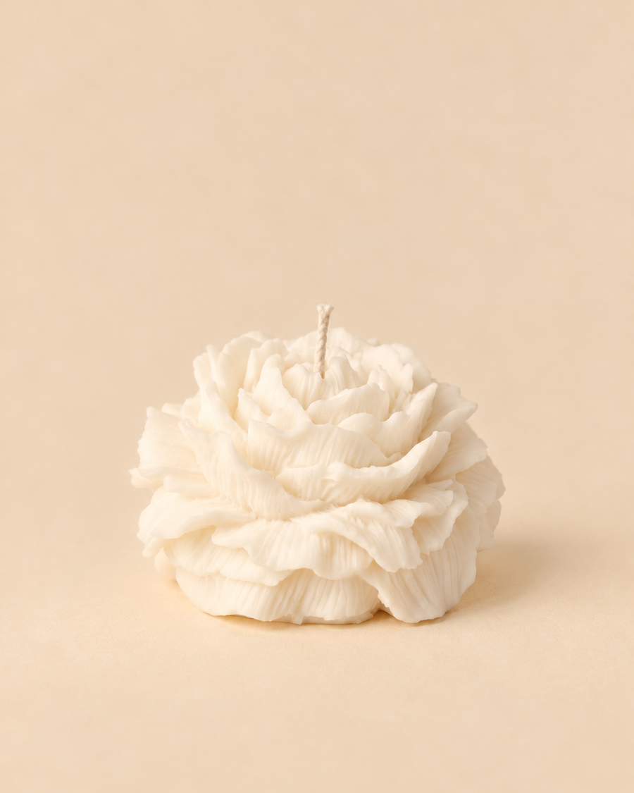 Velas em forma de rosa