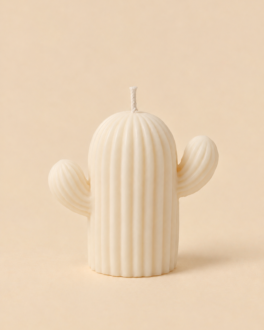 Vela em forma de cacto