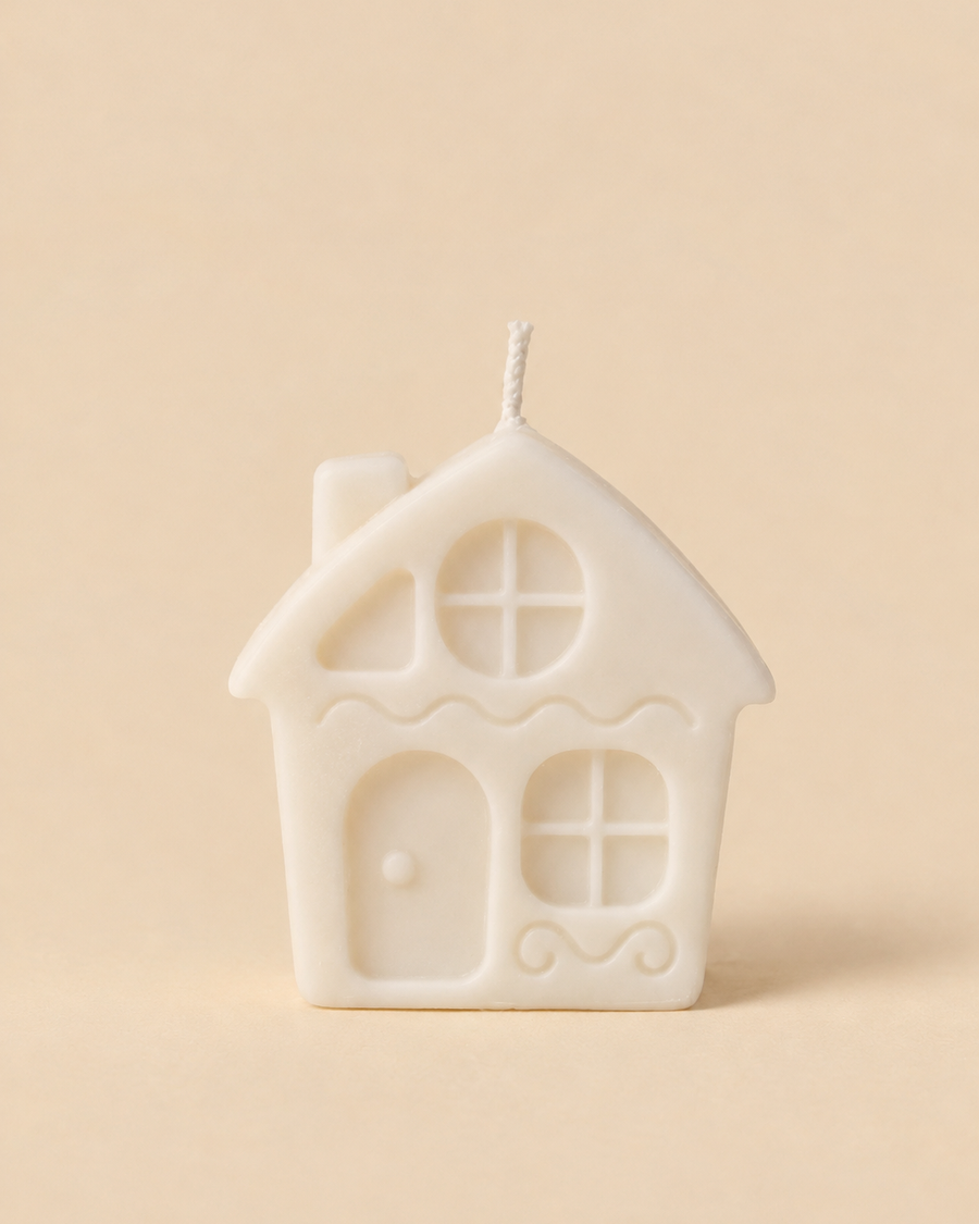 Velas em forma de casinha