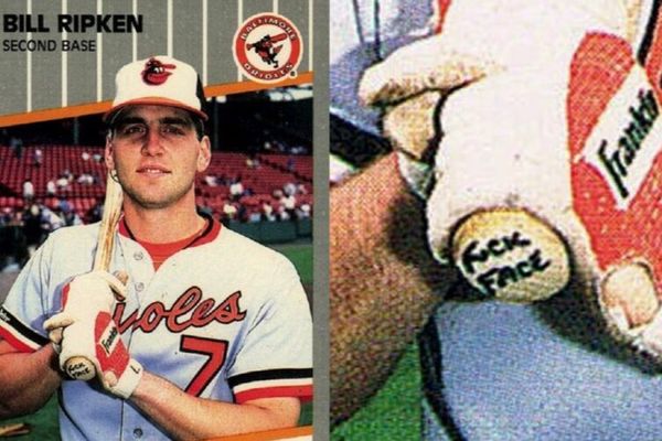 The infamous 1989 Billy Ripken Baseball card