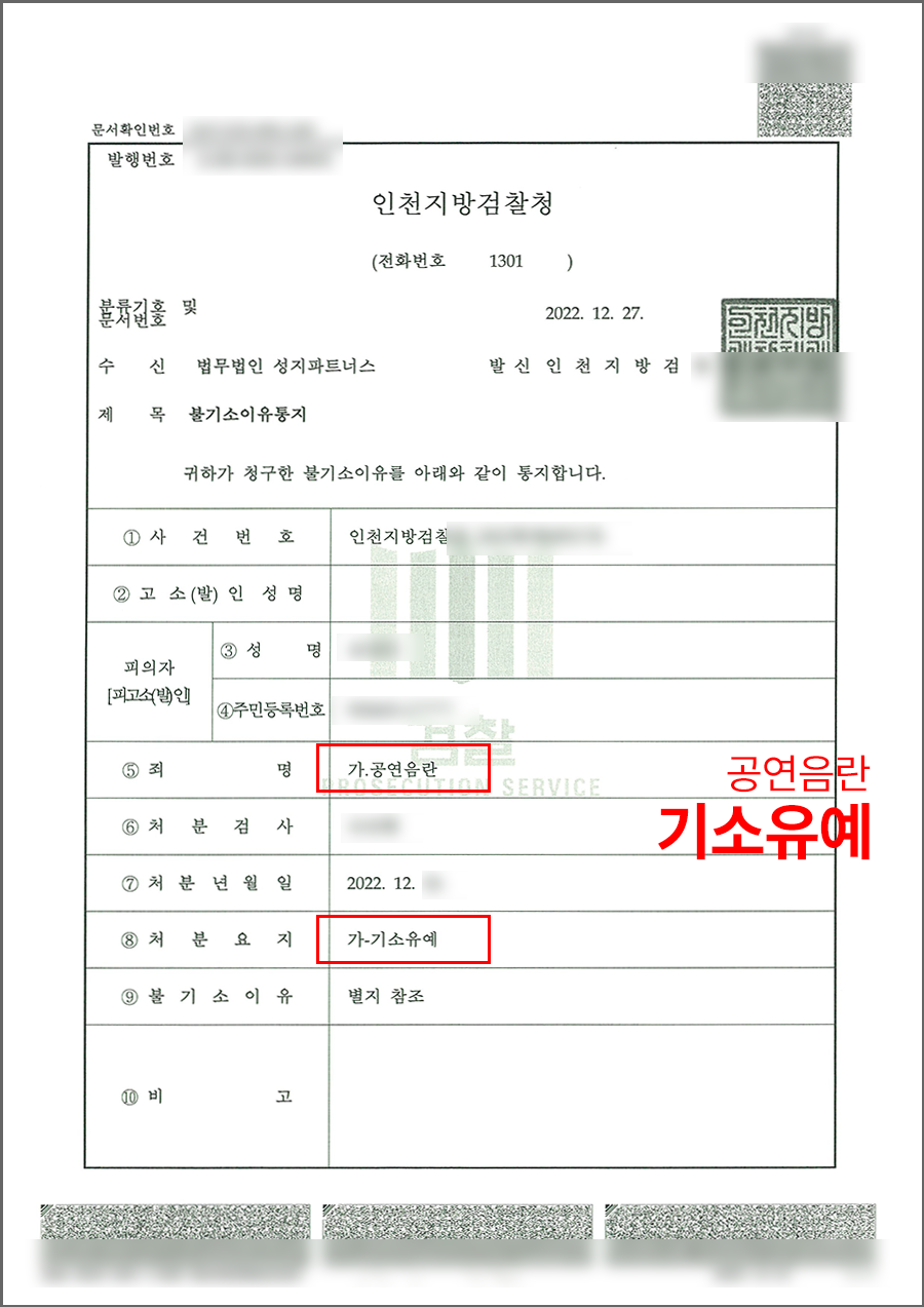 공연음란(기소유예) 사례 썸네일