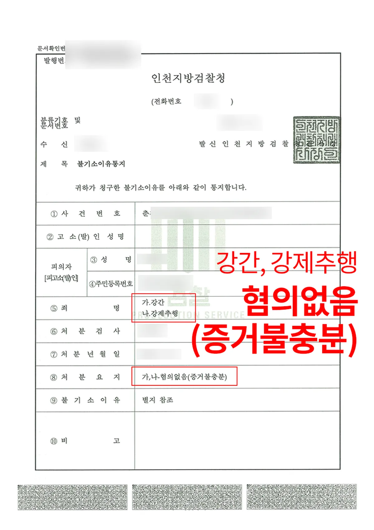 [강간] 공무원인 의뢰인이 헤어진 연인에게 고소당한 사건