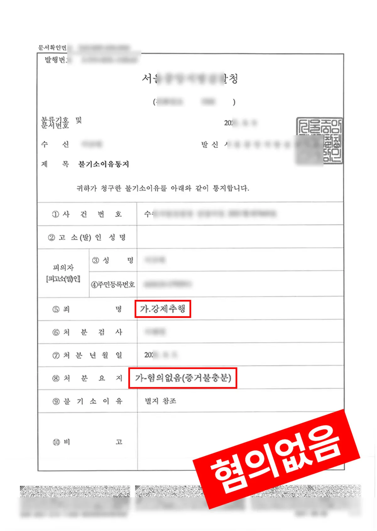 [강제추행] 길을 묻다가 억울하게 강제추행으로 고소당한 사건