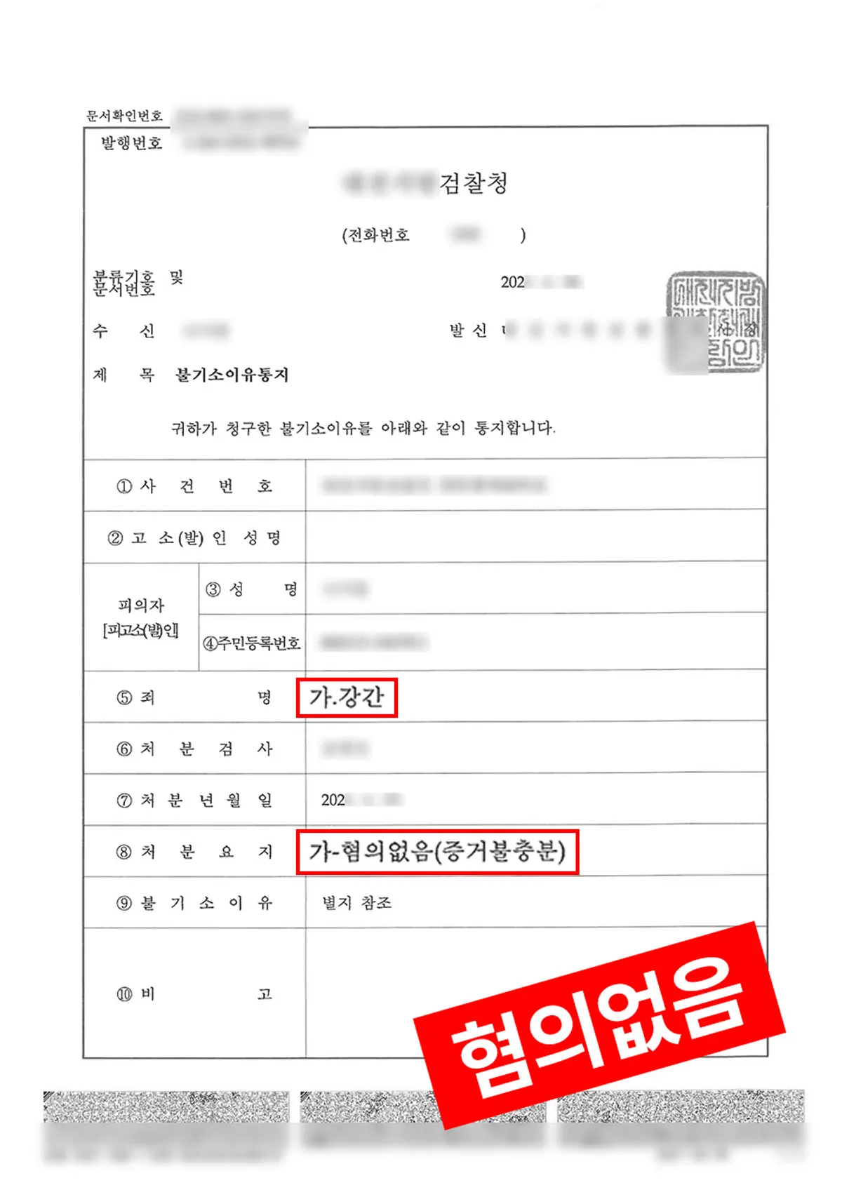 [강간]사내연애한 여자친구로부터 고소당한 사건