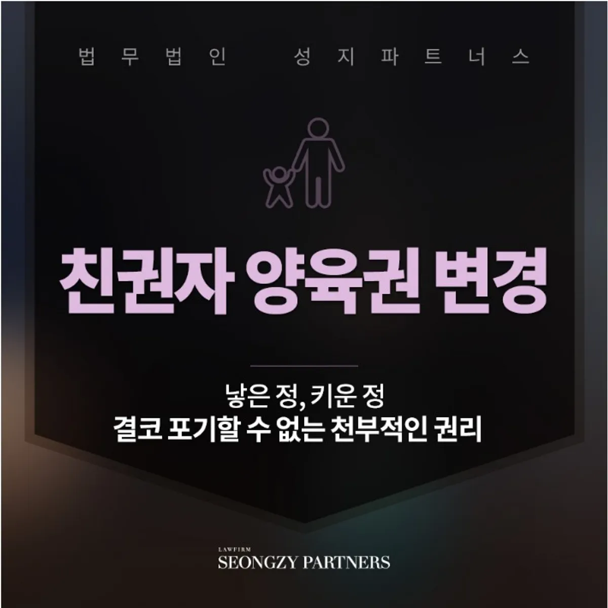 친권자 양육자 변경 _  낳은 정, 키운 정! 포기할 수 없는 권리
