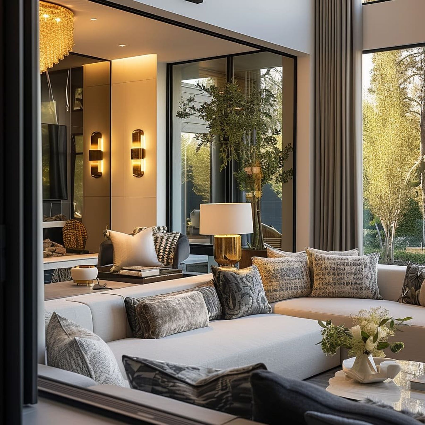 Drawing room lumineux et intemporel