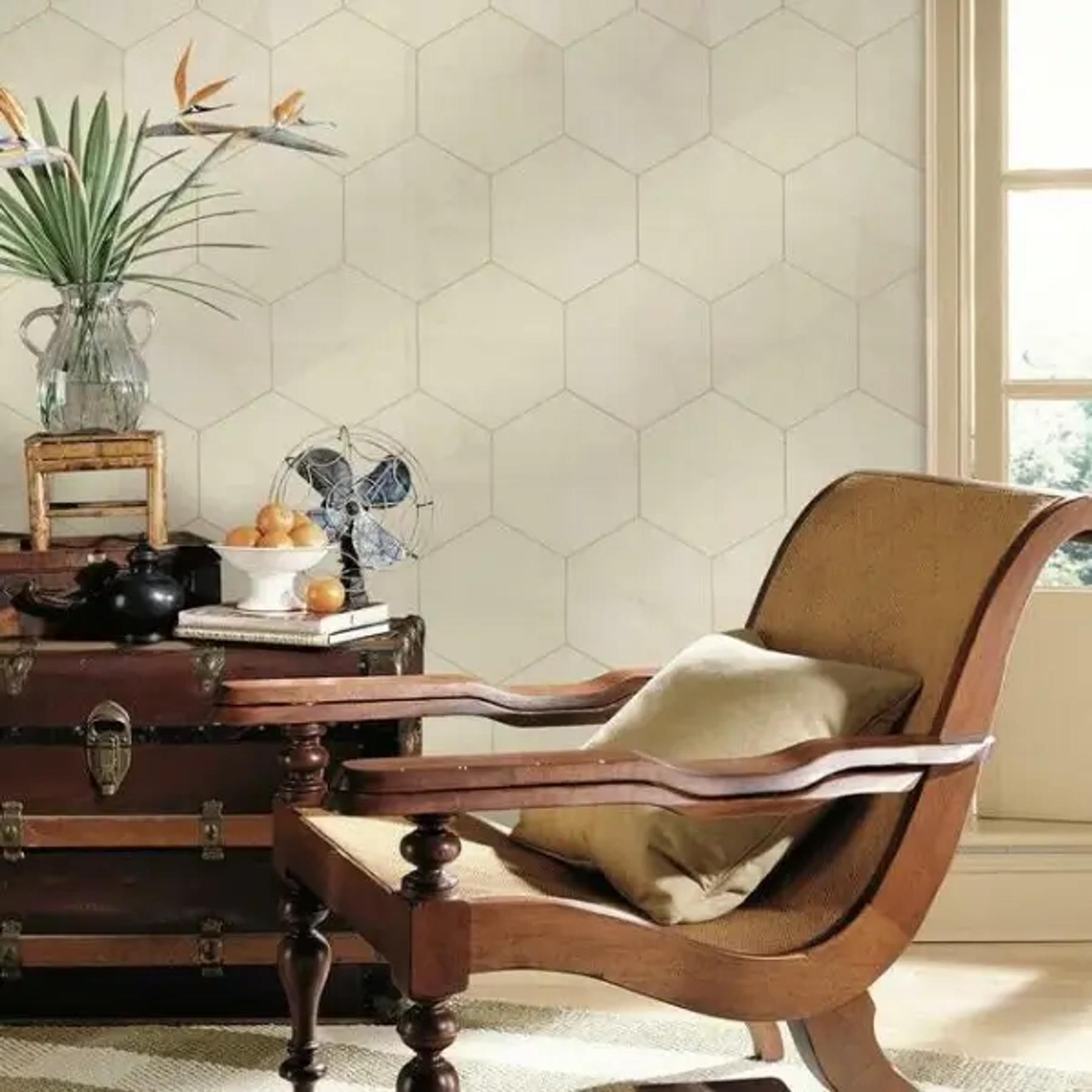 HEXAGRAM WOOD VENEER