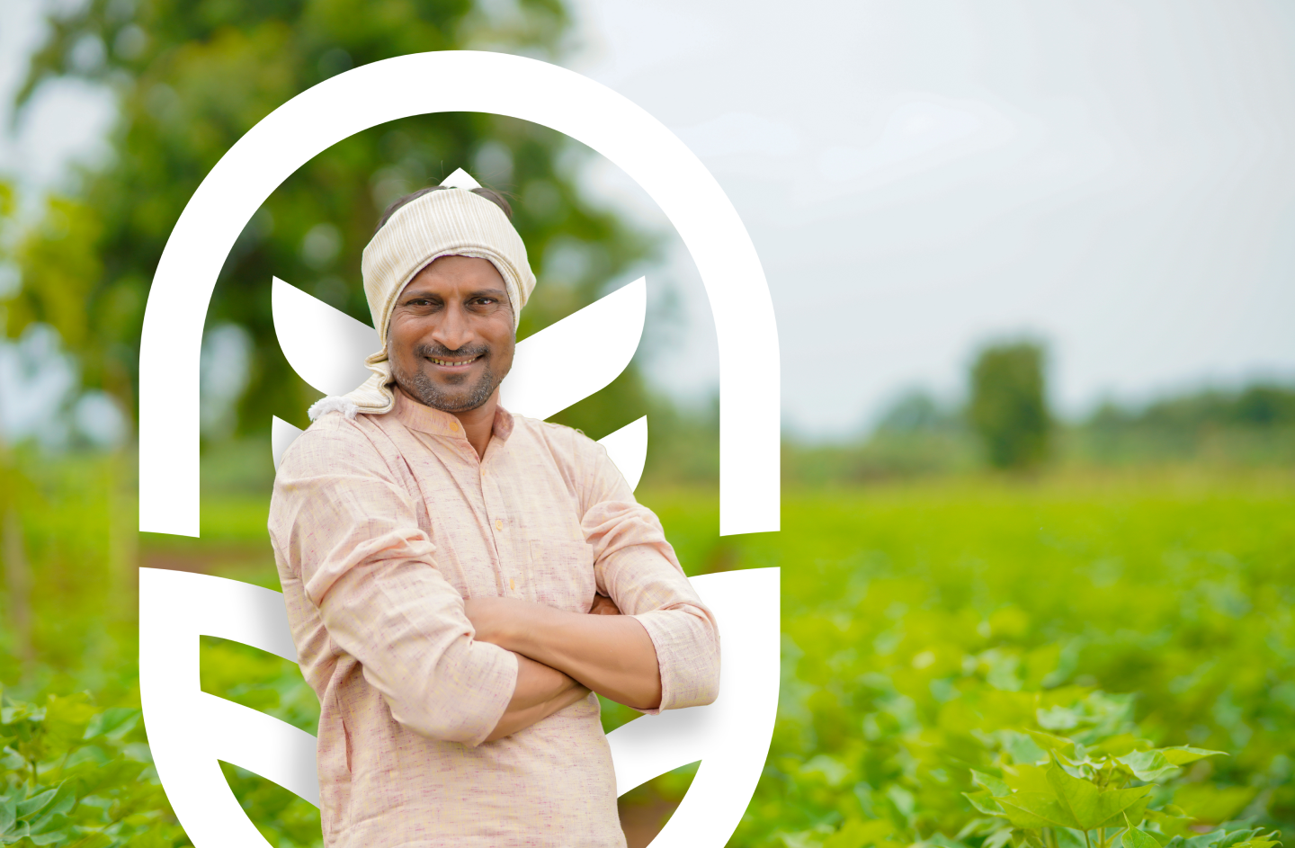 Young farmer standing