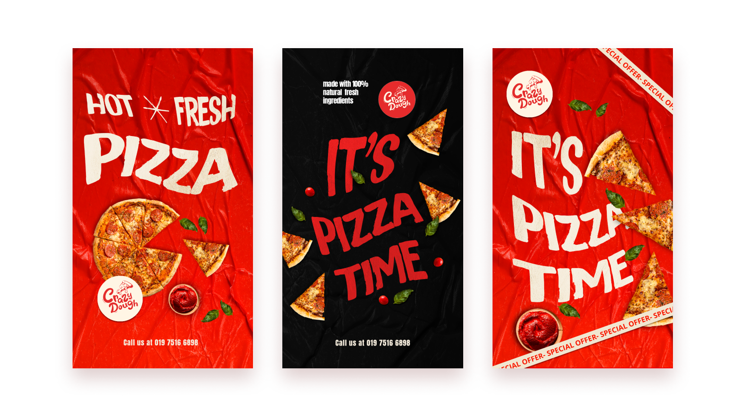 Pizza story design