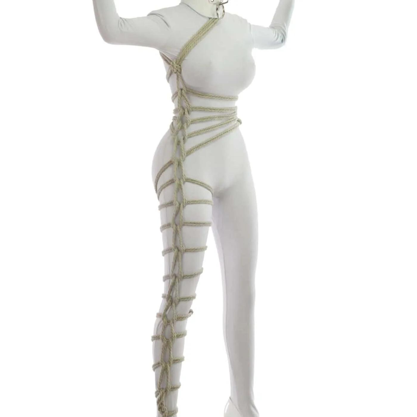 Loop-Chain Evening Dress