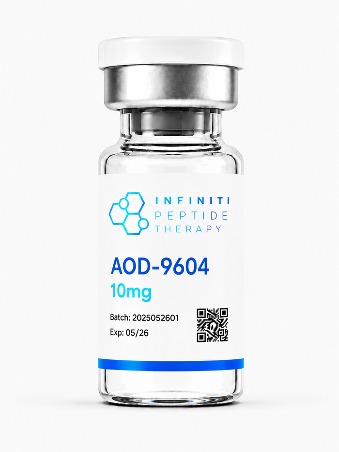 AOD-9604 Research Peptide Vial 10mg Batch tested 