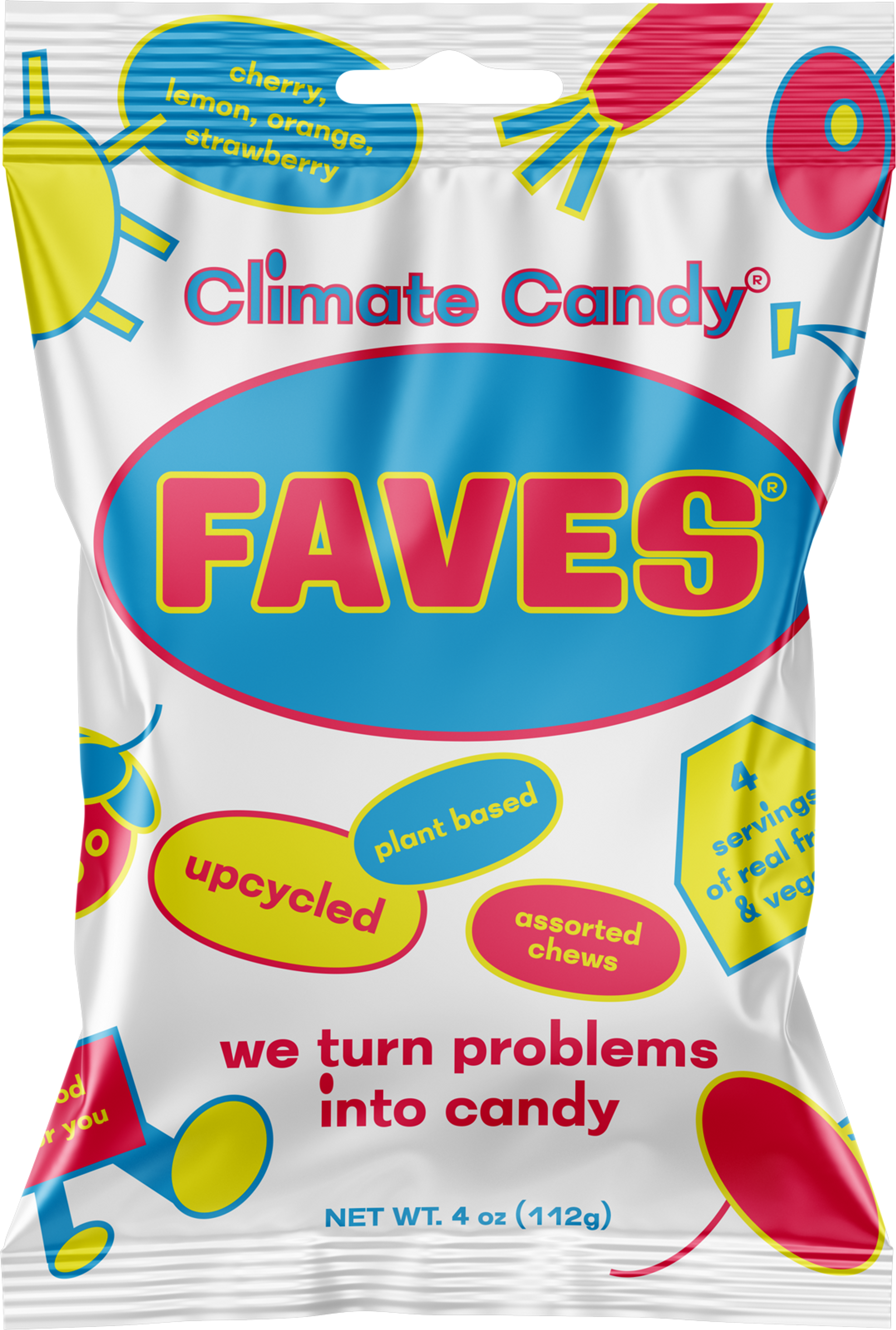 A bag of FAVES by Climate Candy®