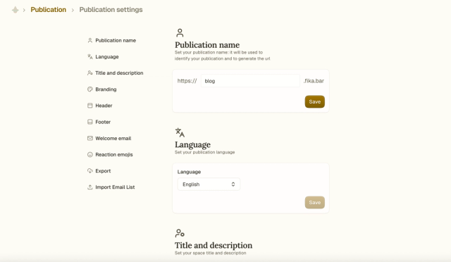 set up your newsletter