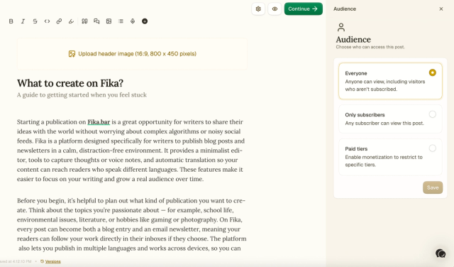 sending a newsletter