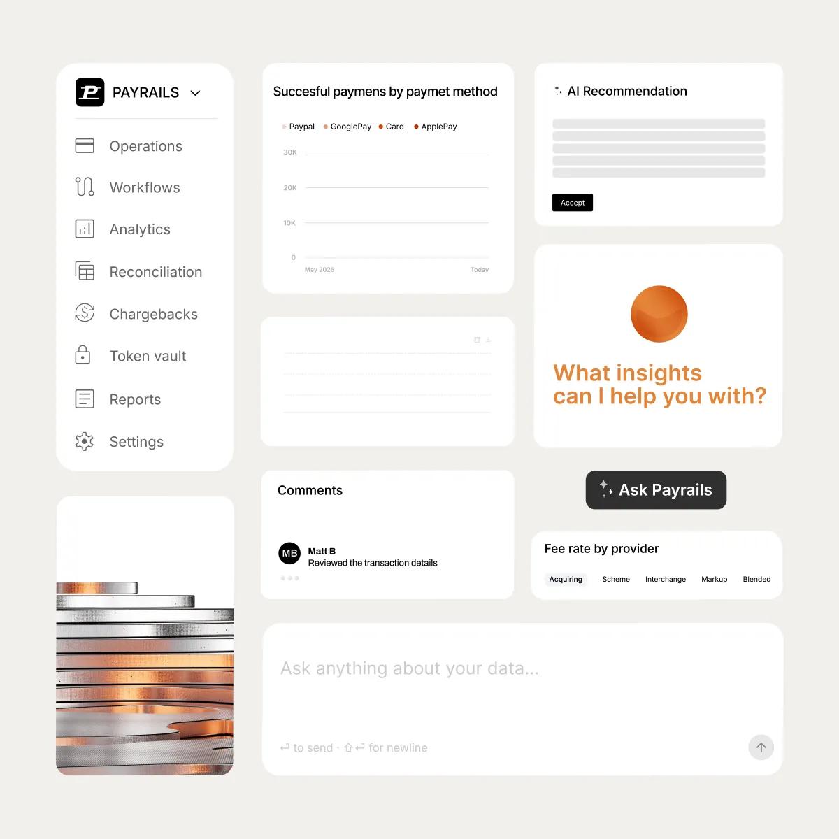 Ask anything about your payments. Automate the rest