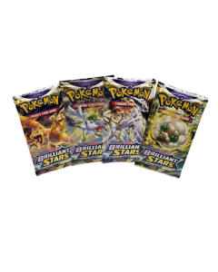 Pokemon TCG: Sword & Shield — Brilliant Stars Booster Pack Art Set (All 4 Artworks) — photo 1