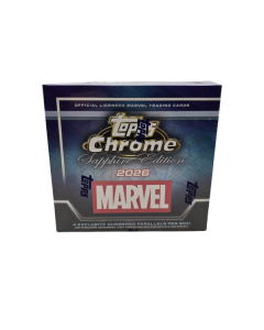 2026 Topps Chrome Marvel Comics Sapphire Edition Hobby Box — photo 1