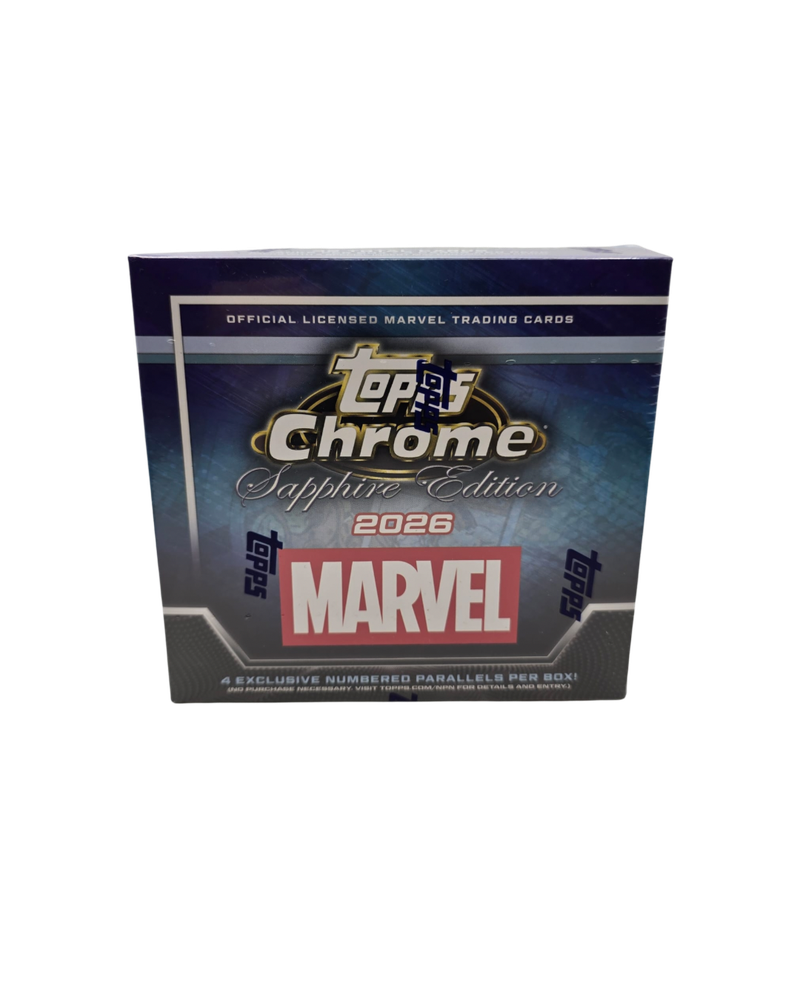 2026 Topps Chrome Marvel Comics Sapphire Edition Hobby Box