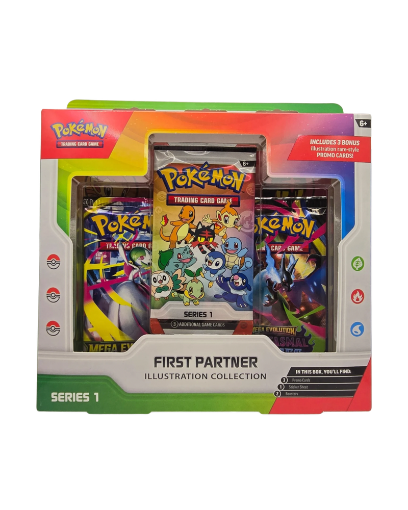 Pokemon TCG: First Partner Illustration Collection — Series 1 Blister