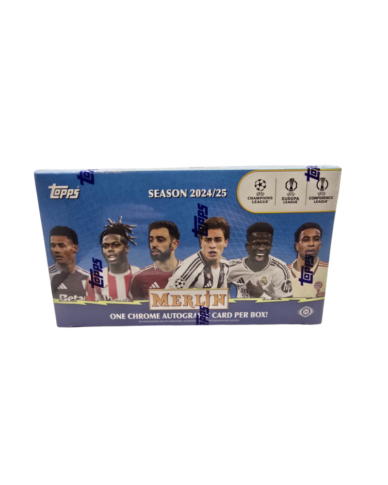 2024/25 Topps Chrome Merlin UEFA Club Competitions Hobby Box