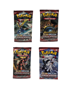 Pokemon TCG: Sun & Moon — Crimson Invasion Booster Pack Art Set (All 4 Artworks) — photo 2