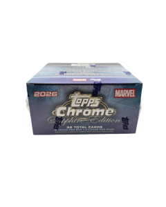 2026 Topps Chrome Marvel Comics Sapphire Edition Hobby Box — photo 5