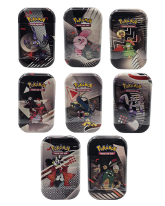 Pokemon TCG: Black Bolt & White Flare Unova Mini Tin — Complete Set of 8 — photo 1