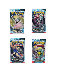 Pokemon TCG: Scarlet & Violet — Journey Together Booster Pack Art Set (All 4 Artworks) — photo 2